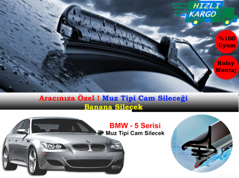 Bmw 5 Serisi E60 2003-2010 Muz Silecek Takımı