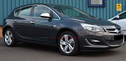 Opel Astra J Sedan Cam Çıtası Komple Set Çerçevesi Kromu Nikelajı