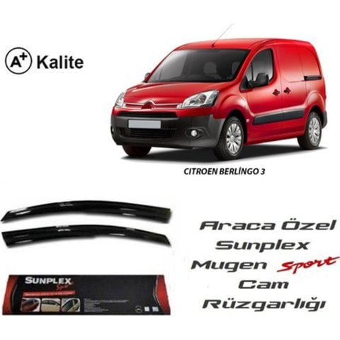 Citroen Berlingo Cam Rüzgarlığı Mugen Tip Sunplex 2li 2008 Sonrası