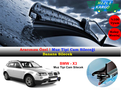Bmw X3 E83 2003-2010 Muz Silecek Takımı