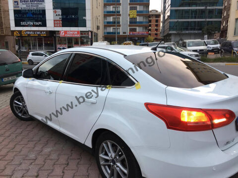 Frd Focus 4 Sedan Cam Çıtası Komple Set Çerçevesi Kromu Nikelajı