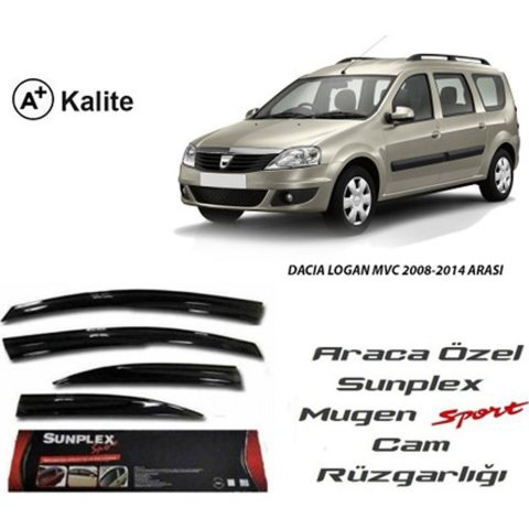 Dacia Logan Mcv Cam Rüzgarlığı Mugen Tip Sunplex 2013-2016
