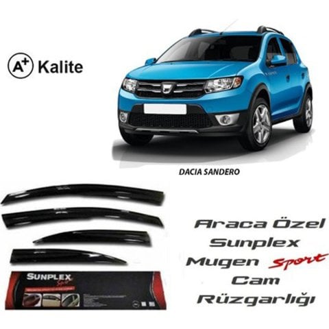 Dacia Sandero Cam Rüzgarlığı Mugen Tip Sunplex 2013-2016