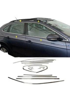VW Taigo Cam Çıtası Komple Set Çerçevesi Kromu Nikelajı