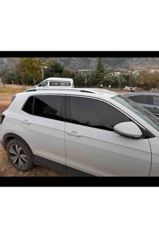 VW T-Cross Cam Çıtası Komple Set Çerçevesi Kromu Nikelajı