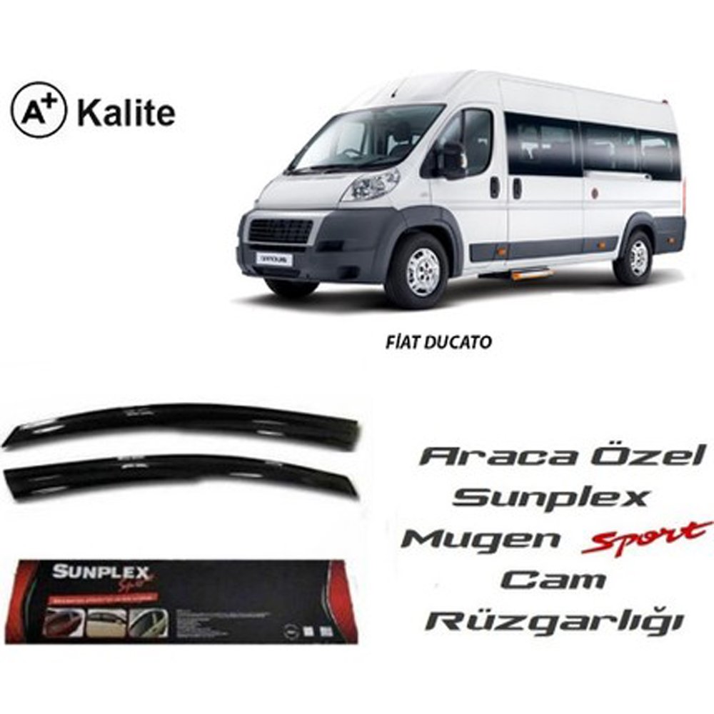 Fiat Ducato Cam Rüzgarlığı Mugen Tip Sunplex 2 Li