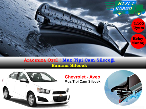 Chevrolet Aveo Sedan 2011-2013 Muz Silecek Takımı