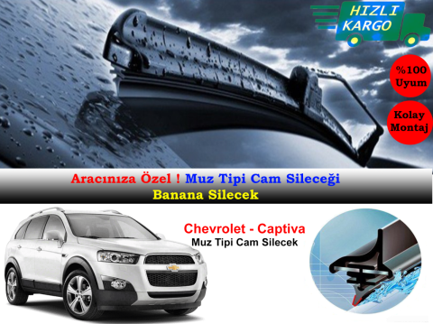 Chevrolet Captiva 2006-2013 Muz Silecek Takımı