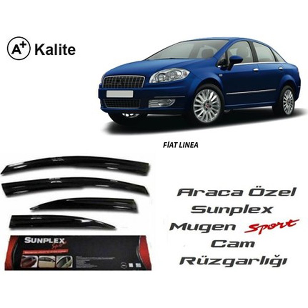 Fiat Linea Cam Rüzgarlığı Mugen Tip Sunplex