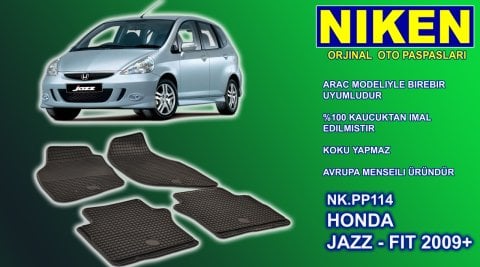 Honda Jazz -Fıt Paspas Alman Malı 2008 Sonrası