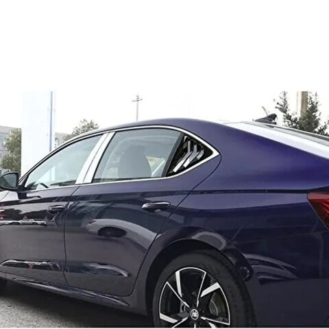 Skoda Octavia Kelebek Cam Kaplama Vizörü Parlak Siyah