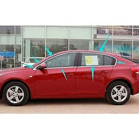 Chevrolet Cruze HB Cam Çıtası Komple Set Çerçevesi Kromu Nikelajı 2011 Sonrası