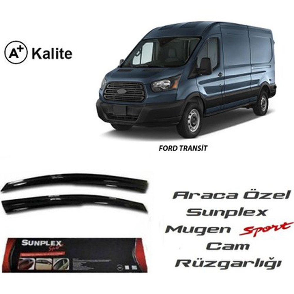 Ford Transit Cam Rüzgarlığı 2li Mugen Tip Sunplex 2014 Sonrası