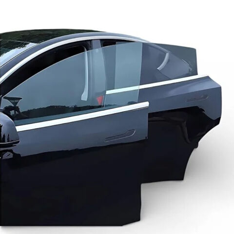 Tesla Model Y Cam Çıtası Komple Set Çerçevesi Kromu Nikelajı 2020 - 2024