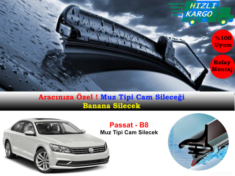 Volkswagen Passat B8 Muz Silecek Takımı 2015 Sonrası