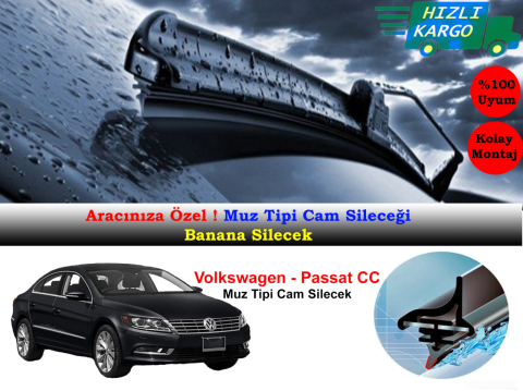 Volkswagen Passat CC 2012-2017  Muz Silecek Takımı