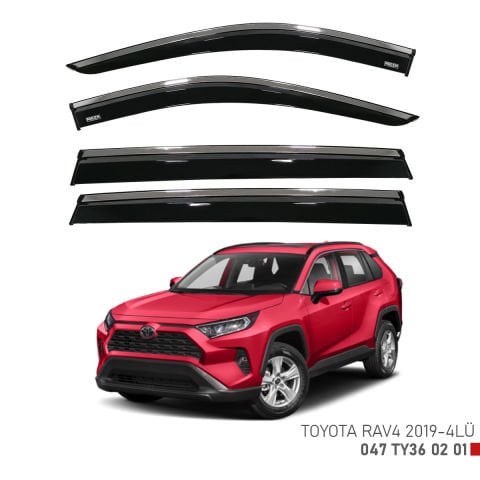 Toyota Rav-4 Kromlu Cam Rüzgarlığı Niken 2019 Sonrası