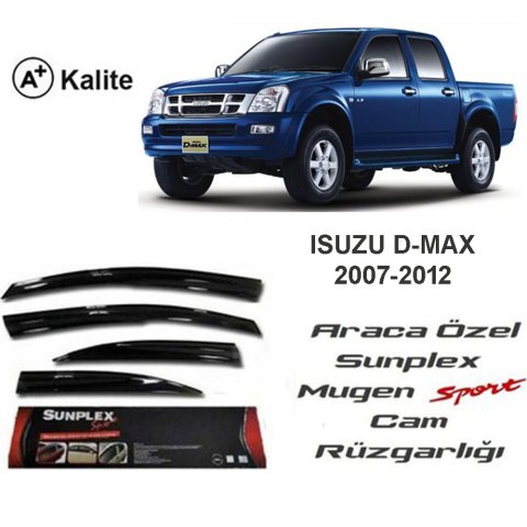 Isuzu D-Max Cam Rüzgarlığı Mugen Tip Sunplex 2007-2012