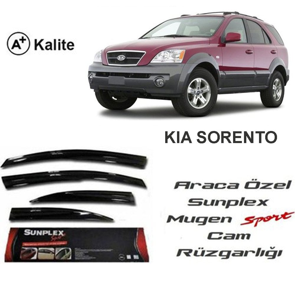Kia Sorento Cam Rüzgarlığı Mugen Tip Sunplex 2003-2010