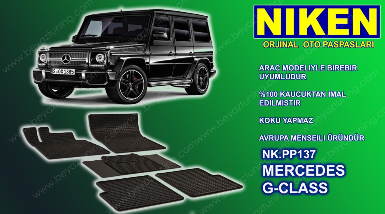 Mercedes Long G Class Paspas Alman Malı
